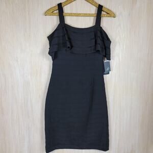 NWT Adrianna Papell Off Shoulder Banded Sheath Elegant Evening Cocktail Dress 2